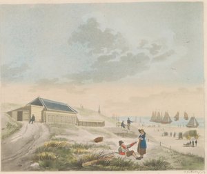 Beach at Scheveningen, ca. 1825