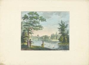 Walkers in a Park