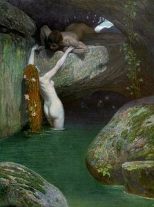 In the Grotto, 1902-1903 by Roessler
