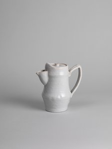White tin-glazed coffee pot, 1914-15 by Roger Eliot Fry