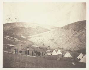 Camp of the 4th Dragoon Guards, near Karyni by Roger Fenton