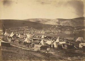 Camp of the 5th Dragoon Guards by Roger Fenton