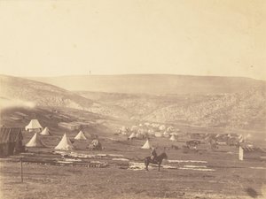 Cavalry Camp, Balaklava by Roger Fenton