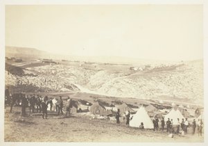 Encampment of Horse Artillery by Roger Fenton