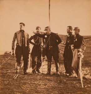 French General Pierre Bosquet Giving Orders to His Staff, Crimean War, Crimea, Ukraine