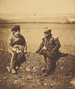 General Cisse & Staff Officer by Roger Fenton