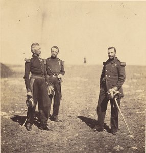 Generals Labousiniere & Beuret by Roger Fenton