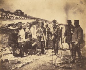 Lt. Col. Shadforth & Officers of the 57th by Roger Fenton