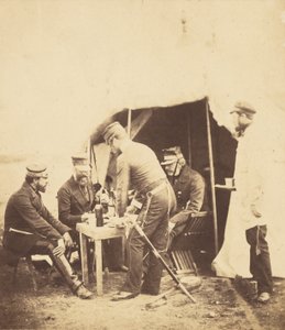 Major General Garrett & Officers of the 46th by Roger Fenton