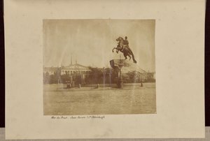 Peter the Great, Isaac Square, St. Petersburg by Roger Fenton
