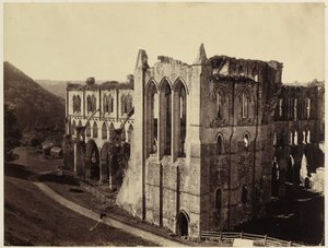 Rievaulx Abbey, the North Transept by Roger Fenton