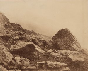 Rocken End in a Storm, Isle of Wight, c. 1853 by Roger Fenton