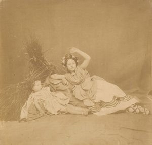Royal Children in Tableau of the Seasons, 1854 by Roger Fenton