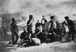 The Cook House of the 8th Hussars, Crimean War, 1855