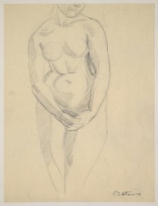 Nude with Hands Crossed by Roger de La Fresnaye