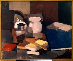 Still Life with Books and Cards