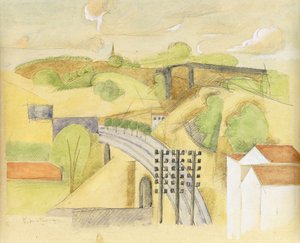 Study for The Meulan Viaduct