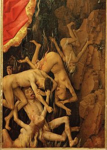 Altar of The Last Judgement: The Damned Plunging into Hell by Rogier van der Weyden
