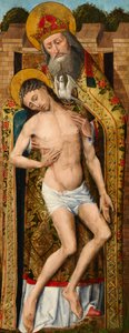 Holy Trinity, exterior panel of the Weston Triptych, c.1480