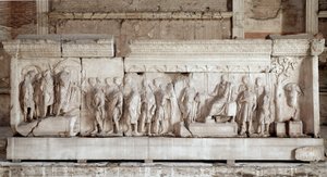 Anaglyph of Trajan Retracing the Facts of the Emperor by Roman