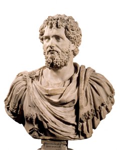 Bust of Roman Emperor Septimius Severus by Roman
