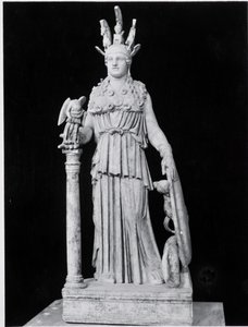 Athena Parthenos, copy of a 5th century original by Phidias by Roman