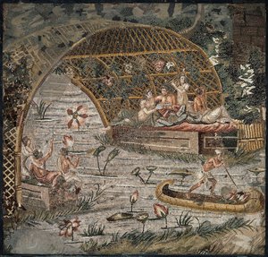 Banquet Under a Pergola Near the Nile (Detail)
