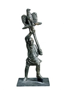 Bronze Statuette Representing Standard Bearer
