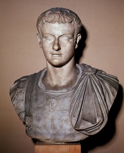 Bust of Caligula by Roman