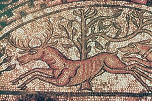 Hinton St. Mary pavement (detail) c.350 AD
