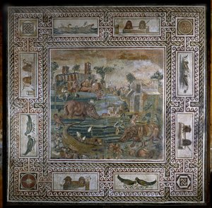 Hippopotamus Hunt on the Nile by Roman