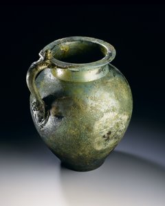 Large Wine Jug with Decorated Handle, from the Roman Site at Newstead, Melrose