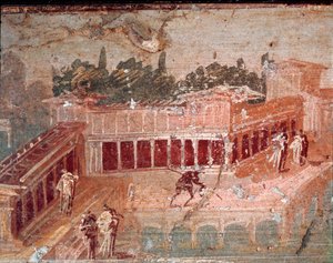 Pan musician, among the nymphs (detail)