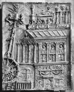 Relief Depicting a Winch, Late 1st Century AD by Roman