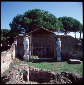 Roman Art: View of the Ruins of the Sanctuary of the Divinity Attis (or Atys), Region IV by Roman