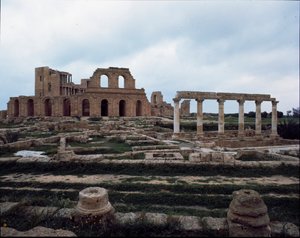 Roman theater and peristyle house, 2nd-3rd century