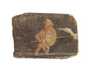 Roman Wall Painting Fragment