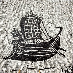 Sabratha Ship Returning to the Port of Ostia by Roman