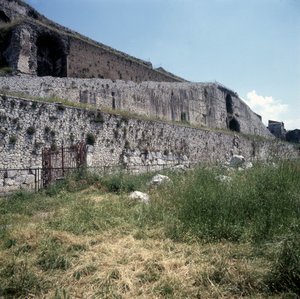 Shrine of Fortune in Palestrina, Lazio by Roman