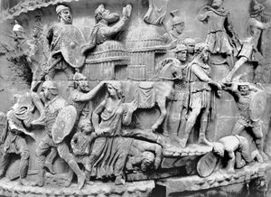 The Emperor Arriving at a Village While it is Being Sacked (detail) by Roman