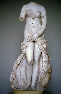 Venus Laudolina or Anadyomene. Sculpture, Museum of Syracuse, Sicily, Italy by Roman