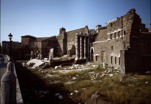 View of the forum of Augustus