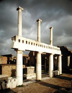 View of the Portico of the Forum