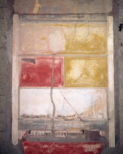 Wall Decoration, Pompei, Italy (fresco) by Roman