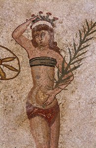 Young Romans Engaged in Physical Exercises