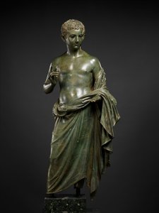 Bronze Statue of an Aristocratic Boy, 27 BC-14 AD by Roman Imperial Period