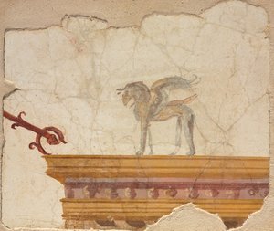 Griffin Atop Entablature, Pompeii