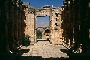 Temple of Bacchus, Detail, View from the Interior, High Imperial Period