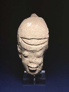 Helmeted head, from Aniba, Nubia