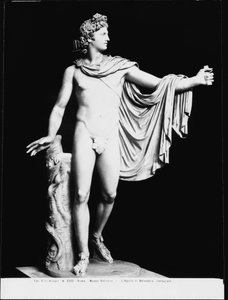 Apollo Belvedere, Roman copy of a Greek 4th century BC original (post restoration)
